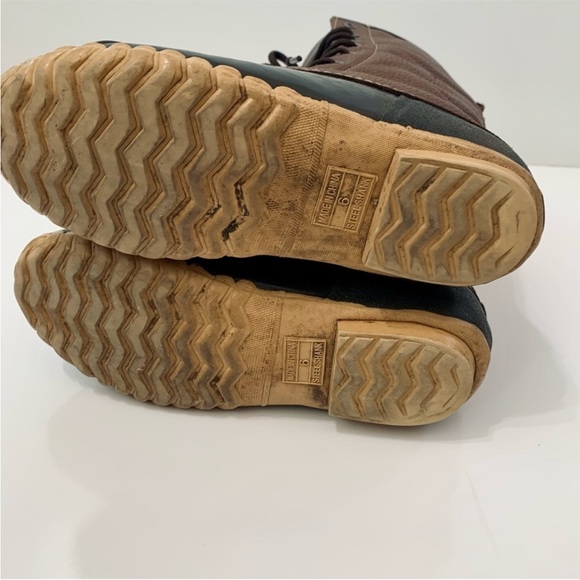 Sporto Daphne The Original Duck Boots leather shearling lined lace up boot 6 - Picture 8 of 13